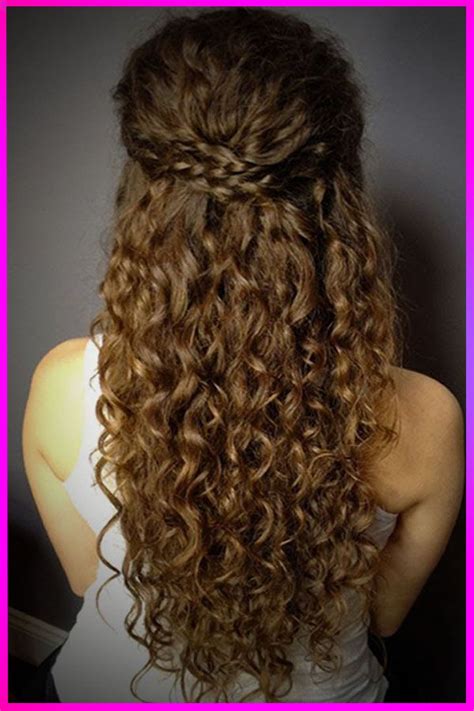 18 Fine Beautiful Easy Half Up Hairstyles For Long Curly Hair