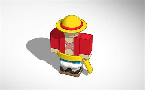 3d Design Monkey D Luffy Tinkercad