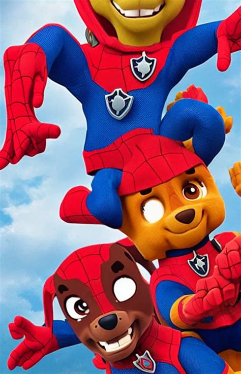 Paw Patrol Spider Man Stable Diffusion Openart