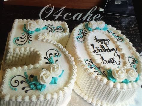 50th Birthday Cake In Buttercream Shape Of 50 Birthday Sheet Cakes Birthday Cake For Mom
