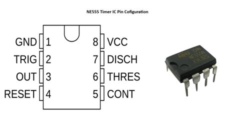 Микросхема Ne555n описание на русском Ne555 характеристики микросхемы