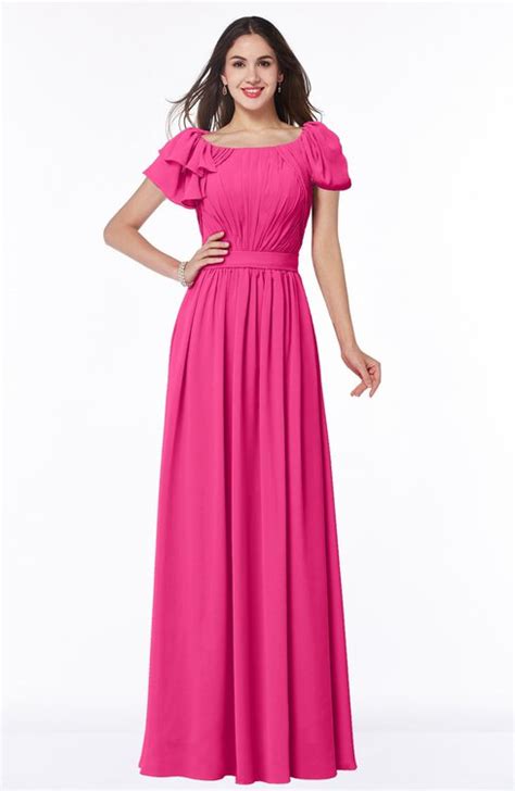 Colsbm Thalia Fandango Pink Bridesmaid Dresses Colorsbridesmaid