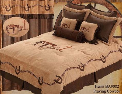Egyptian comfort queen sheet set bed sheets. Praying Cowboy Comforter Bedding Set (7 Piece) | Bedroom ...