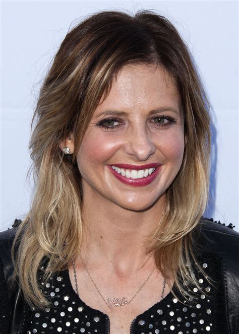 Sarah Michelle Gellar At 2014 Hollywood Bowl Hall Of Fame And Opening