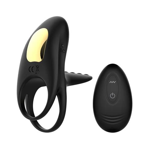 Vibrating Penis Ring Vibrator With Remote Control Rechargeable