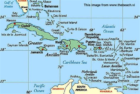 Us Virgin Islands Map And Us Virgin Islands Satellite Images