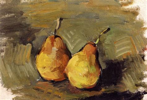 Two Pears Paul Cézanne Paul cezanne paintings Cezanne still