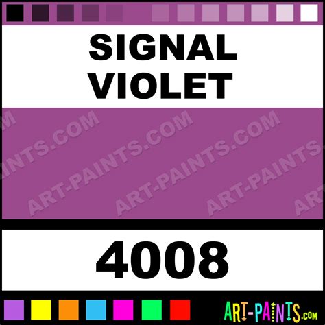 Signal Violet Glossy Acrylic Airbrush Spray Paints 4008 Signal