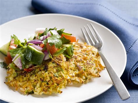 Potato And Vegetable Pancakes With Salad Recipe Eat Smarter Usa