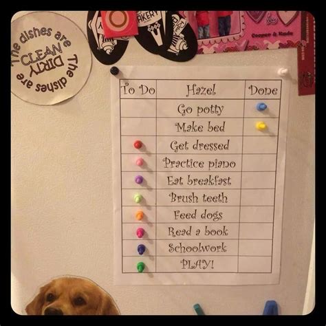 Chore Chart How To Make Bed Chore Chart Discipline Chart