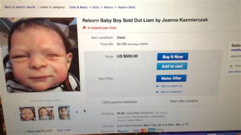 Reborn Baby Boy Liams Ebay Page Sold Youtube