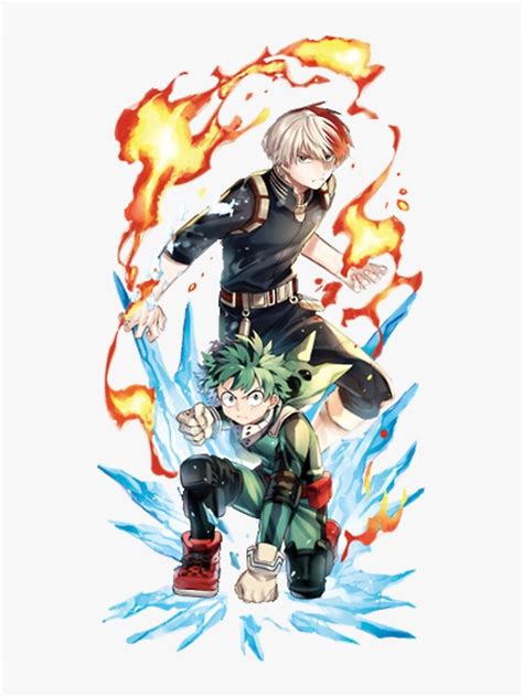 Izuku Deku Midoriya Vs Shoto Todoroki My Hero Academia Perfect