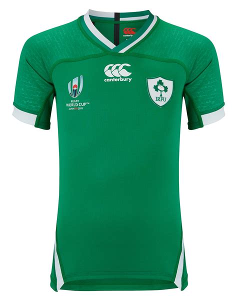 Canterbury ccc ireland national team irfu rugby jersey size men's large. Kid's Ireland Rugby World Cup Home Jersey | Life Style Sports