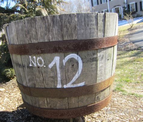 Down To Earth Style Garden Barrel Art