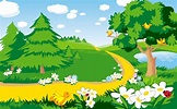 Bosque dibujos animados - Imagui