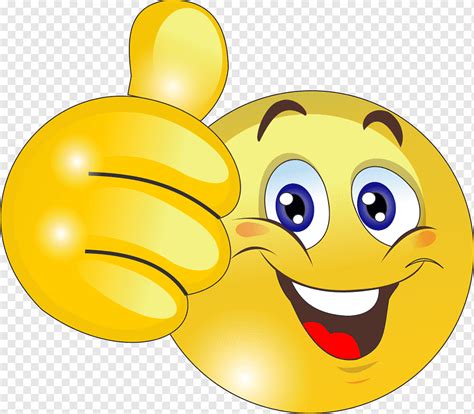 Smiley Face Thumbs Up Png
