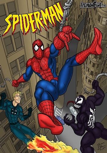 Spider Man Iceman Blue Porn Comics