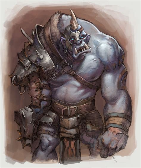 Orge Concept Art World Of Warcraft Pinterest