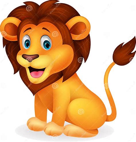 Cute Lion Cartoon Stock Vector Illustration Of Cartoon 30939131