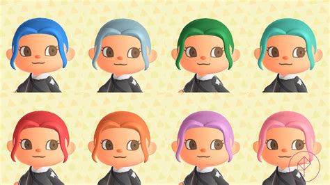 Full Hairstyles List — Animal Crossing New Horizons Guide Polygon