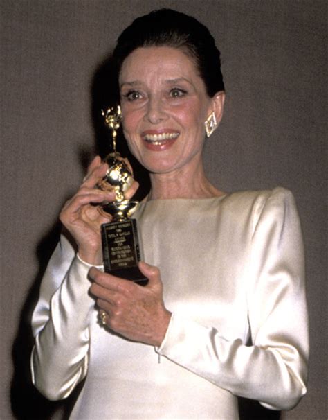 Audrey Hepburn 1990 Golden Globes Updos Galore Popsugar Beauty