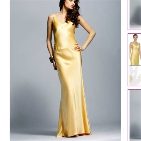 Kate hudson yellow satin sleeveless v neck long dress in how to lose. Dresses | How To Lose A Guy In 10 Days Replica Dress | Poshmark