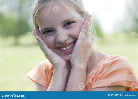 Sweet Shy Girl Stock Image Image Of Beauty Expression 15987573