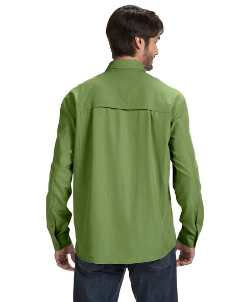 Dri Duck Mens 100 Polyester Long Sleeve Fishing Shirt Alphabroder
