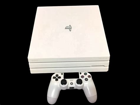 Sony Ps4 Pro 1tb Glacier White Playstation 4 Cuh 7115b Console