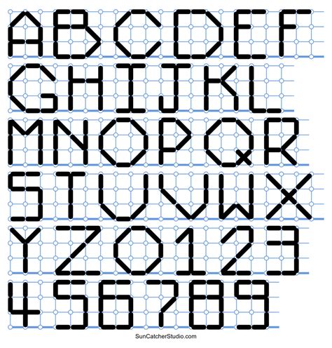 Cross Stitch Letters Generator And Alphabet Font Patterns Diy