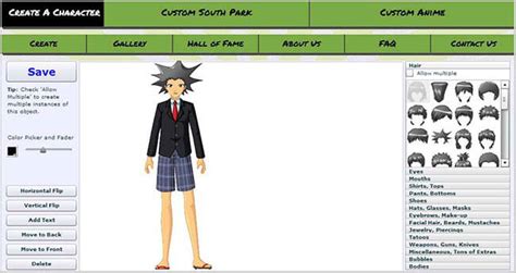 Anime Character Creator Full Body Unblocked Make Your Own Anime