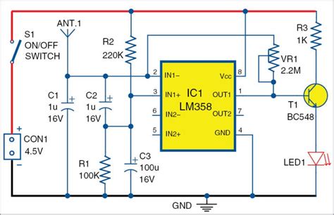 Mobile Phone Detector Using Lm358 Full Electronics Project