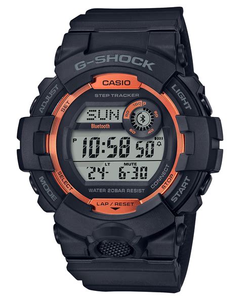 The colors may differ slightly from the original. G Shock Gbd-800 G-Squad Watch - Black Orange | SurfStitch