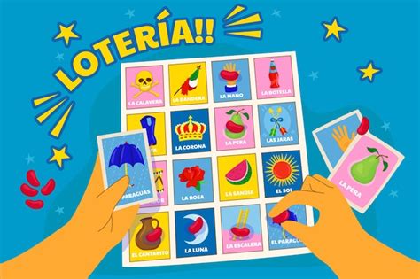 Ilustración De Lotería Mexicana Dibujada A Mano Vector Gratis