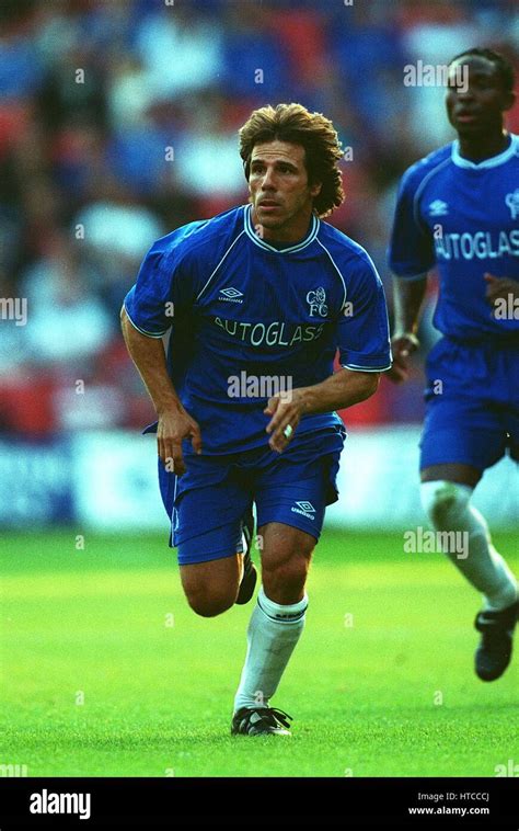 Gianfranco Zola Chelsea Fc 23 July 1999 Stock Photo Alamy