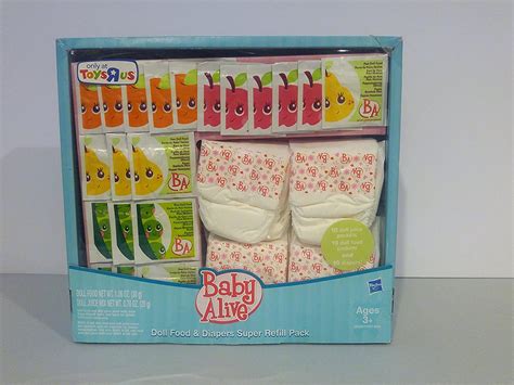 Buy Baby Alive Doll Food And Diapers Super Refill Pack Online At Low