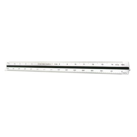 Westcott C Thru 30cm Metric Triangular Scale Plastic Rulers