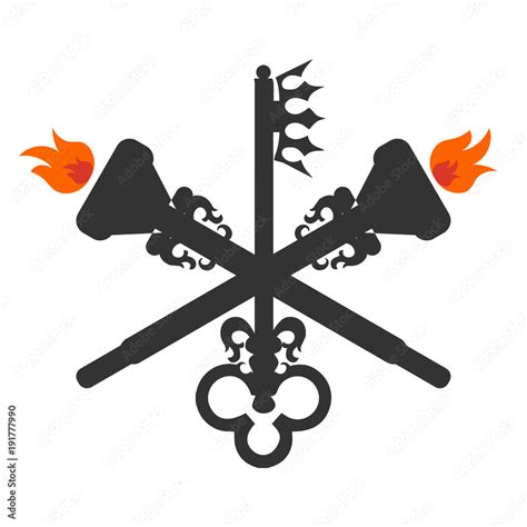 Goddess Hecate Also Known As Triple Goddess Crone Vector Symbol Hecate