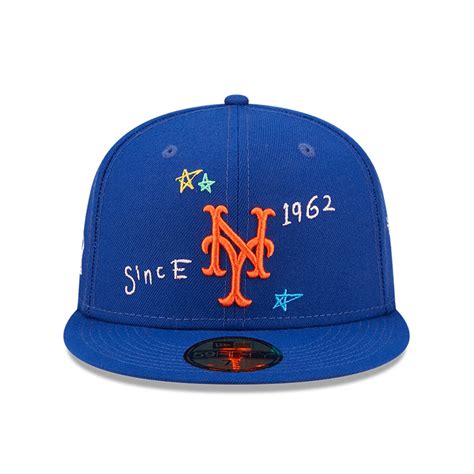 official new era new york mets mlb scribble otc 59fifty fitted cap b5060 281 new era cap denmark