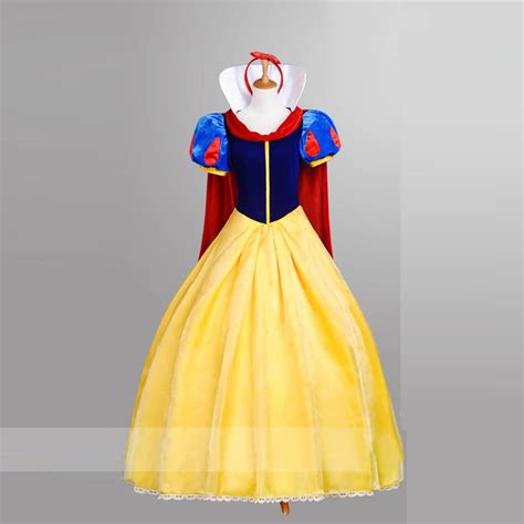 Adult Snow White Deluxe Disney Princess Fairy Tale Fancy Dress Costume