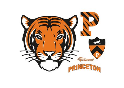 Princeton Tigers Logo Wall Decal Shop Fathead For Princeton Tigers Decor