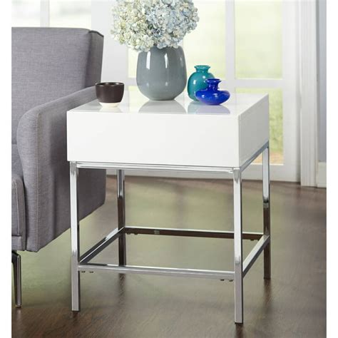 Lewis Occasional End Table White