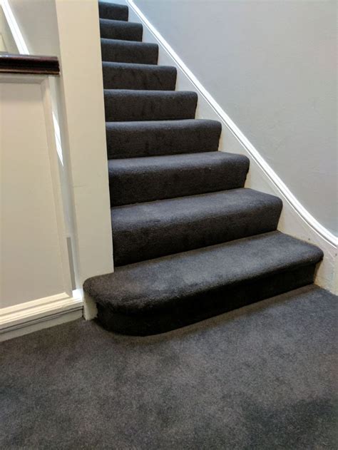 Pin By Louisa On House Misc Dark Grey Carpet Grey Stair Carpet