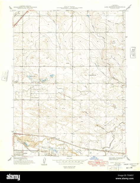 Usgs Topo Map Colorado Co Long Branch 233644 1972 24000 Restoration