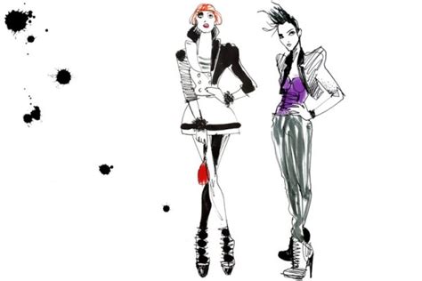 Lovisa Burfitt Fashion Illustrations