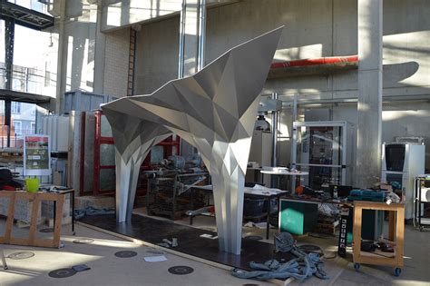Tal Friedman Parametric Architecture Origami Pavilion