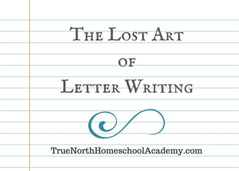 The Lost Art Of Letter Writing Homeschool Writing Teaching Writing