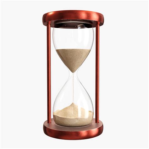 Sandglass Hourglass Egg Sand Timer Clock 01 Pbr 3d Model