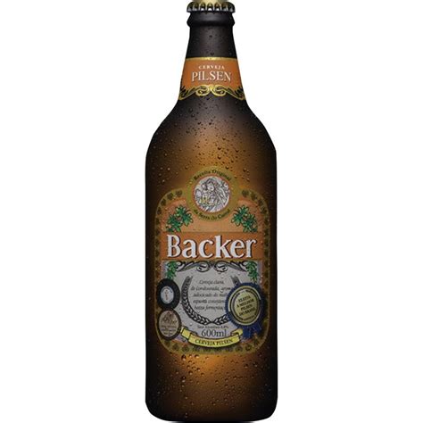 Cerveja Backer Pilsen One Way Garrafa Com 600ml Atacadão