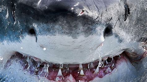 Hd Wallpaper Shark Mouth Shark Tooth Teeth Animals Water Close